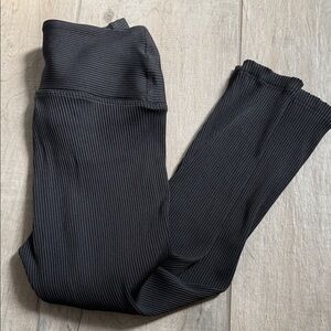 Year of Ours Black Ribbed Activewear